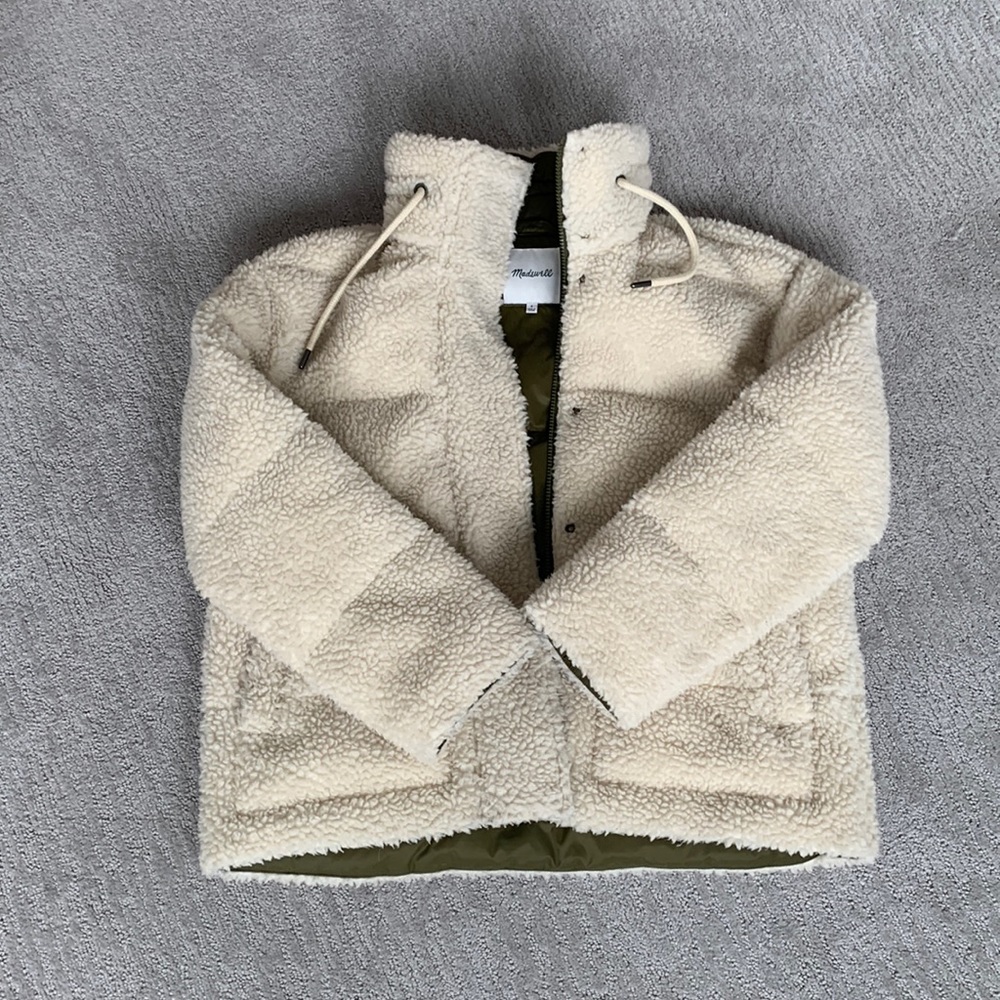 Madewell Sherpa Puffer Jacket